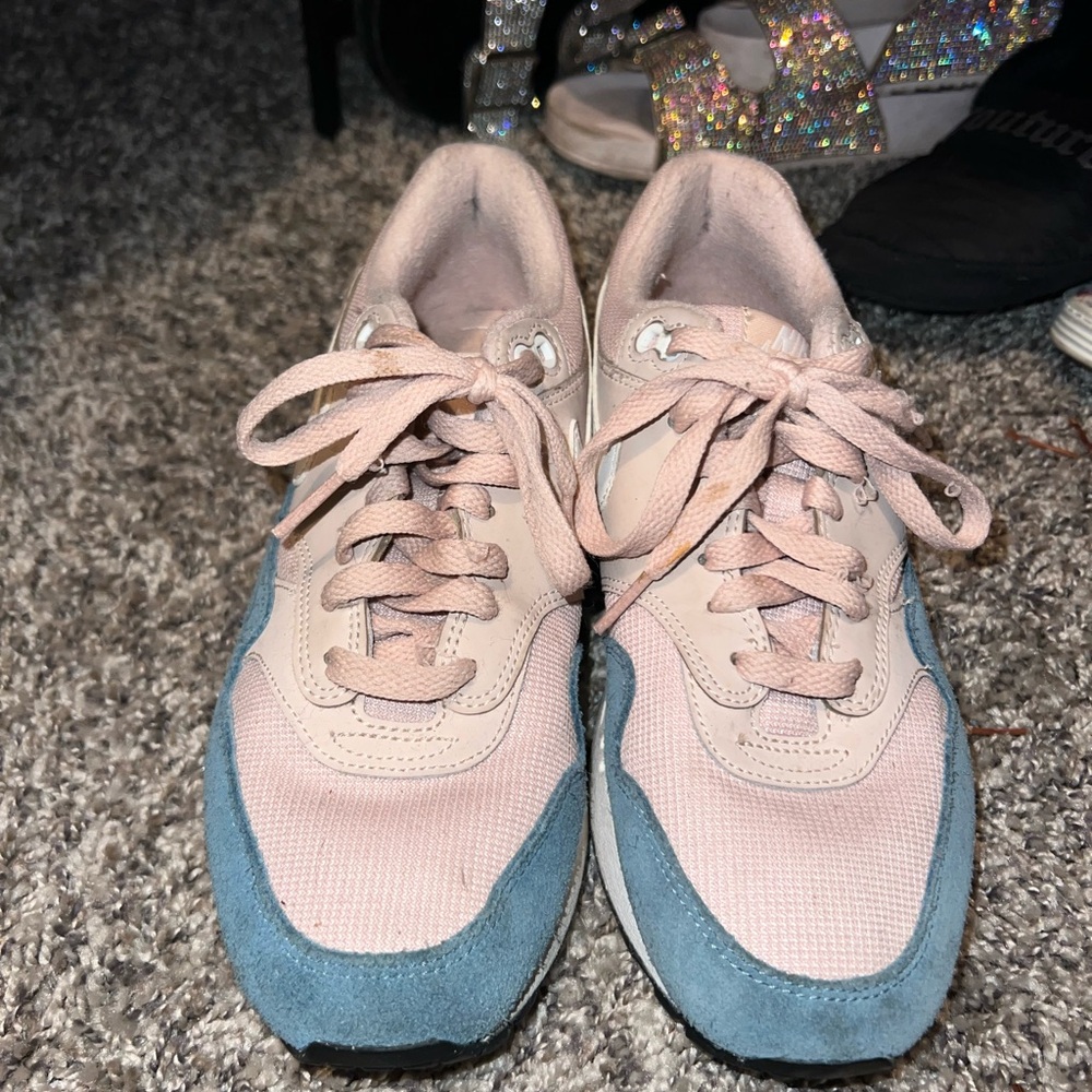 Women's Pink and Blue Sneakers